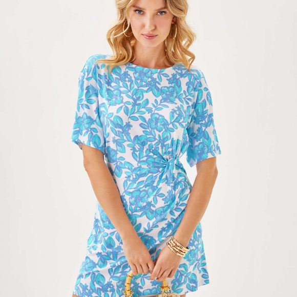Lilly Pulitzer Dresses & Skirts - NWOT LILLY PULITZER Shaw Dress Jacaranda Blue Simply The Zest